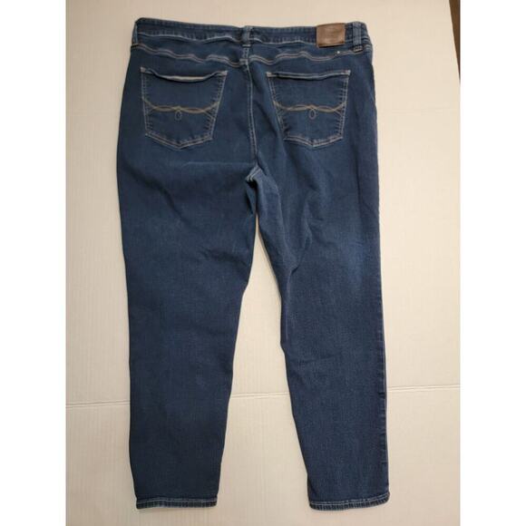 Lucky Brand Jeans Womens Plus 24W Emma Leggings Dark Was Stretch High Rise - Picture 9 of 12